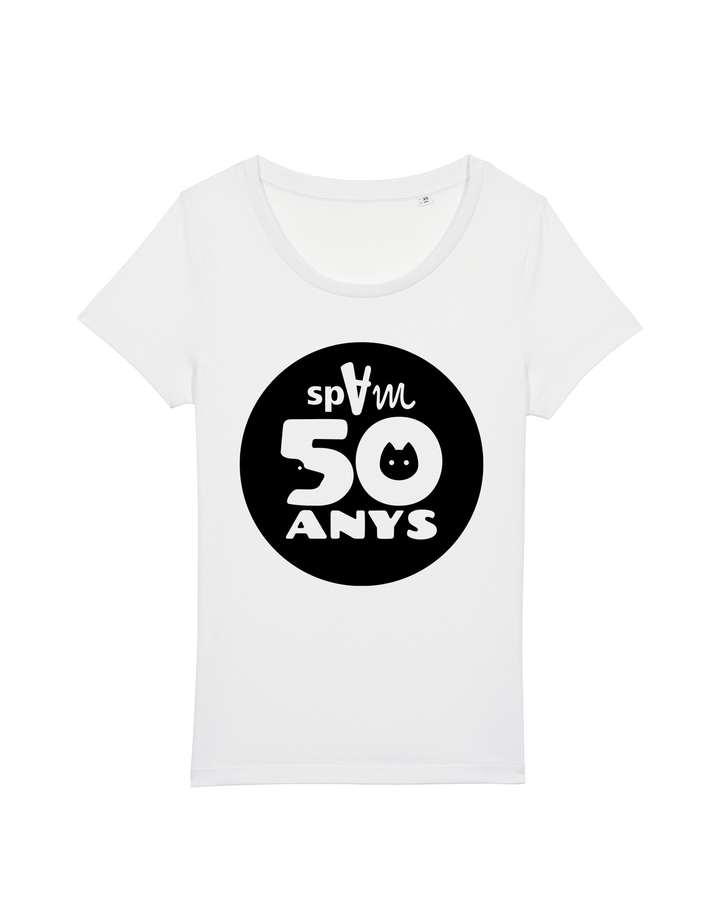 Camiseta mujer 50 aniversario Protectora Mataró